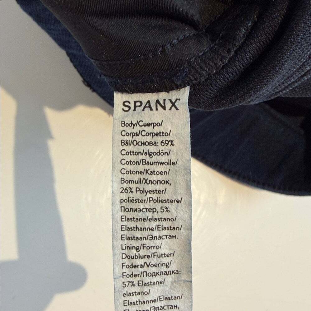 SPANX Women's Deep Blue Skinny Jeans Size Medium - Picture 7 of 7